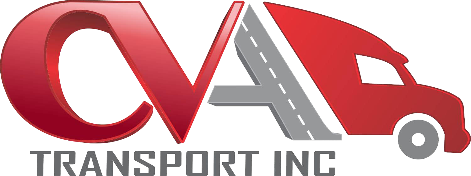 Cva transport logo truck and road